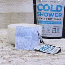 Cannon Cold Shower Cooling Field Towels – Menthol Body Wipes For Men, No Rinse Face And Body Cleansing Wipes, 15 Individually Wrapped Towels (3 Packs) Back To School For Beauty Salon Home Bathroom - 15 Count (Pack Of 1) - View 6
