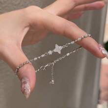 1 pièce Bracelet serpent à bulles unique en acier inoxydable pour femmes, design de marque haut de gamme à la mode, polyvalent, à porter au quotidien, empilable, cadeau pour les fêtes