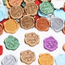 30 Pcs Self-Adhesive Wax Seal Stickers, "Happy Birthday" Pattern , 9 Color Choices, For Birthday Party Invitations, Envelopes, Gift Decorations, Souvenirs, Christmas Cards, Gift Wrapping,School Supplies,Back To School