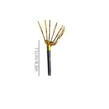 10 piezas, grandes de 11 cm/4.3 in, de material plástico, color negro, dorado y plateado, para cumpleaños, bodas, aniversarios, despedidas de soltero, carnavales, festivales para crear ambiente, celebrar, creatividad, borlas, silbatos de dragón de aire, accesorios de sonido, pequeños regalos para amigos