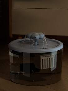 Automatic Filtering Cat Water Dispenser, Fountain Water Flow,USB Powered Transparent Cat Water Dispenser, Circulating Filtered Water Dispenser With Silent Pump, Water Dispenser Suitable For Cats And Small Dogs, Pet Water Dispenser, 1500ml Transparent Mini USB Water Dispenser With Large Capacity, With Filter And Silent Water Pump, Suitable For Cats And Small Dogs (Water Pump Color Is Random).