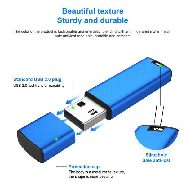 Biyetimi USB-Stick 64GB, Stift-Stick 128GB, schwarze bunte Blitzlicht-Disk 32GB, USB-Speichergerät, High-Speed-Speicherstick in Rot und Gold
