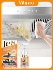 多用途厨房清洁剂，清洁脏乱厨房，燃气灶油污，墙面油渍，堵塞油网，洗碗机油渍，水渍，厨房瓷砖油烟机厨具重油污强力清洁，送朋友，家人礼物（新旧款随机发送） - 全新升級-多色 - 查看 5