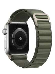 1PC Alpine Loop Band Compatible With Apple Watch S10 42mm S10 46mm 49mm 45mm 44mm 42mm 41mm 40mm 38mm, Unisex AppleWatch Strap Fashionable Casual Business Watchbands Compatible With IWatch S10 9 8 7 6 5 4 3 2 1 SE Ultra, Breathable Comfortable Sport Bracelet Adjustable Replacement Wrist Strap Smart Watch Accessories