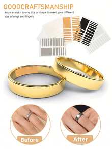 Ring Adjuster Invisible Ring Size Adjustment Pad For Loose Rings, Fits All Finger Sizes Invisible Ring Sizer For Loose Rings - Multiple Finger Sizes, Comfortable & Protective Ring Adjustments - Adjust Transparent Tightener Resizing Tool Jewelry Guard For Loose Rings Ring Adjuster Fit Any Rings, Assorted Sizes Of Ring Adjuster For Women - Multicolor - View 3