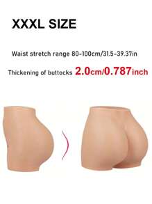 Panty moldeador de glúteos con relleno de silicona, efecto levantador de glúteos, sin costuras, efecto natural, para hombres y mujeres, grueso, sexy, ropa interior moldeadora que aprieta el Body