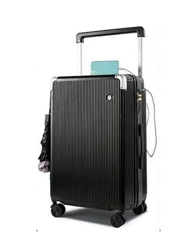 New Wide Handle High Capacity Fashion Combination Lock Multi-Functional Suitcase, Durable Large Capacity Luggage With Laptop Pocket, 360-Degree Wheels And TSA Lock, Luggage, Travel Case, Suitable For Business Trip, Unisex, Great Gift & Travel Item Bag For School School Accessories School Stuff