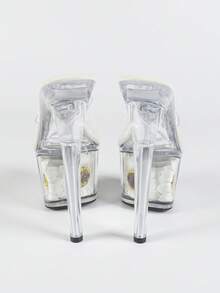 European And American Sexy New Fashion Nightclub Supermodel Platform High Heel Waterproof Sandals - Clear - View 6