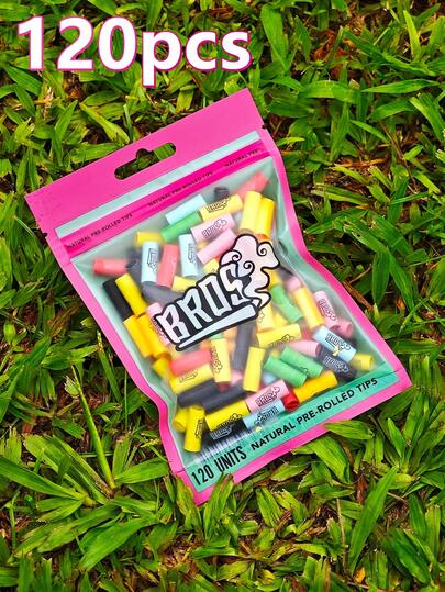 1 Pack Of 120pcs New Colorful Cigarette Filters, Portable Cigarette Filters, Smoking Accessories, Great Gift For Friends And Family