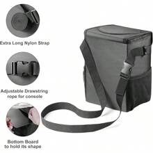 Car Trash Can With Lid - Leakproof Garbage Bin Car Organizer Bag,  Foldable Vehicle Trash Bin With Structure Support,  Automotive Truck Accessories For Women & Men (2 Gallon/7. 5L)