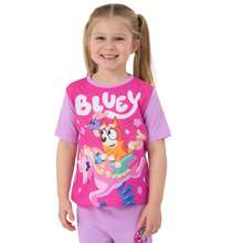 Bluey And Bingo Short Sleeve Pyjamas - Purple - View 3