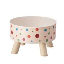 1pc Stainless Steel Pet Bowl, Anti-Slip High-Capacity Dog Bowl, Cat Raised Bowl For Neck Protection, Spill-Proof Cat Feeder