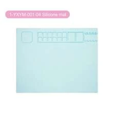 Reusable Thick Silicone Mat, Washable Silicone Clay Mat, Oil Painting Mat Set, Suitable For DIY Painting, Cultural Creative Supplies School Supplies,Back To School