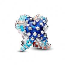 1 件时尚迷人珍珠海星贝壳椰子棕榈火烈鸟珠饰，日常佩戴 DIY 礼物