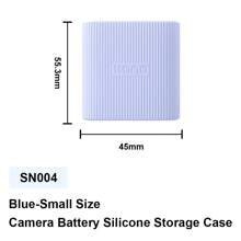 Llano Camera Battery Silicone Storage Case Dual Slot Protective Shell, Universal Fit For NP-FZ00, LP-E6NH, EN-EL15C, DMW-BLK22, NP-W235, EN-EL3E, Etc