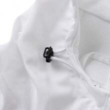 Adidas TIRO24 WB 男士户外跑步训练运动连帽夹克，休闲 - 白色 - 查看 4