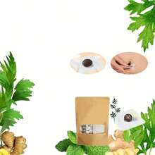 30/60/90pcs Ginger Slices & Pill Stickers - Easy-To-Use, Portable For Menstrual, Muscle & Joint, Cold & Symptoms - Natural Patches With Adhesive Patches, Ginger Supplement, Menstrual Patches, Simple Design, Easyapplication Patches