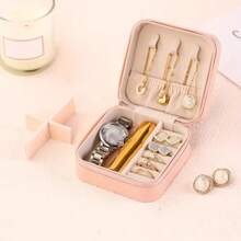 1/2pcs Jewelry Storage Bag, Can Store Necklaces, Rings, Jewelry, Lipstick Cosmetics, Available For Outdoor Travel, Valentine's Day Mother's Day Birthday Gift