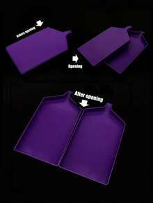 Khay đựng tranh kim cương dung tích lớn - Hộp nhựa đựng nhiều ngăn đựng hạt thủ công DIY, dụng cụ nghệ thuật & phụ kiện (Trắng/Hồng/Tím/Xanh dương/Trong suốt), Vật tư bộ dụng cụ nghệ thuật kim cương, Thiết kế trong suốt, Chất liệu bền lâu - Nhiều màu - Xem 4