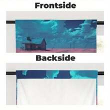 1pcs 60x18inch Small Curtain Or 2pc 28*40inch Floral Leaves Curtain For Kitchen Bathroom Watercolour Pink Flower Rod Pocket Window Tier Curtains Valance Plant Printed Curtains - 2 CÁI-28*40in - Xem 2