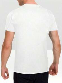 Witllent Men's 100% Cotton Dead Presidents Gangster Movie T-Shirt, Men's Christmas 220g Heavy Cotton T-Shirt(1 PC)-Cotton-Men's Summer Clothes-Fathers Dad Gift-Father's Day Gift For Beloved Dads-Men Clothing-CLOUT FACTORY - White - View 2