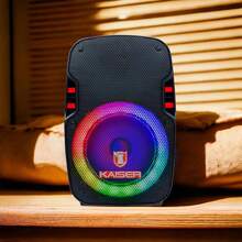 BOCINA RECARGABLE 8 PULGADAS KSR KSW-5008 - Negro - Ver 5