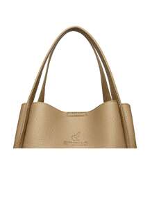 Bolsos de mano suave y alta calidad para mujer, bolso de hombro casual, bolso de diseñador de lujo con gran capacidad para damas