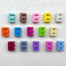 5 قطع خرز أبجدي إنجليزي كبير الثقب من مادة الأكريليك، إكسسوارات مجوهرات DIY، مواد حرفية لتعليقات الهاتف والمفاتيح، هدايا إبداعية