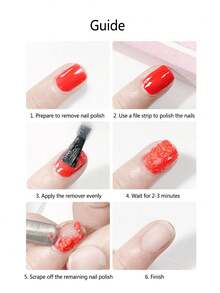 15ml Nail Glue Remover For Nails Quick & Effective Gel Polish Clean UV Soak Off Degreasr For Manicure Layer Tool For Semi-Permanet Gel Varnish Nail Salon Or Home - Clear - View 6