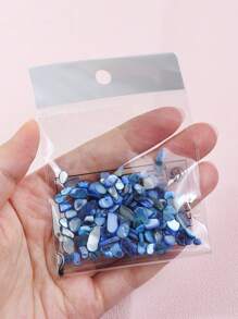 1 sac/6 sacs de 10g de gravier de coquillages asymétriques, parfait pour le remplissage de moules en silicone, fournitures pour la création de bijoux DIY, artisanat et remplisseurs de shaké en résine