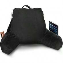 Nestl Almohada de Lectura Almohada para Cama Estándar, Almohada de Espalda para Sentarse en la Cama, Almohada Silla de Foam Triturado y Almohadas para Descanso en Cama, Gris Carbón UWAV - Verde Botella - Ver 13