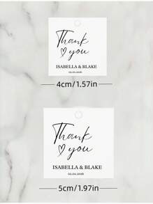 Biglietti tag regalo quadrati personalizzati (escluse le corde)! Citazioni romantiche per San Valentino / messaggi commoventi per la festa della mamma, stampati come desiderato, design semplice e carino che attira l'attenzione! Adatto per etichette di abbigliamento, scatole regalo, feste, copertine di libri per il ritorno a scuola, molto pratico! Il design senza corda è ordinato ed estetico, con stili colorati e adorabili, crea un'atmosfera festiva per i regali di Natale, forniture scolastiche
