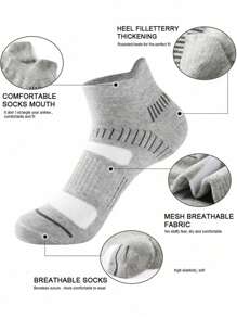 50/20/15/10/5/1 Pair Of High-Quality Men's Socks, Breathable Nylon Sports Socks, Casual And Sports Mesh Socks, Thin And Short For Summer, Size 36-46