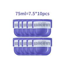 10X (7.5ml/0.25 Fl.Oz. ) Sol De Janeiro Delícia Drench™ Deeply Moisturizing Intense Moisture Body Butter For Dry Skin (7.5ml/0.25 Fl.Oz. )Mini Travel Size,[ Perfect For Use On The Road] - Gói dùng thử mini 70ml (7,5ml*10 miếng) - Xem 1