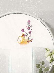 1pc Floral Pattern Wall Sticker PVC Waterproof Decal Stickers Home Decoration For Living Room Bedroom Flower Pattern Wall Sticker, Stickers, Wall Decal, Vinyl Decal For Home Decorations, Spring Decoration Items Refresh Your Home, Rama Decoration Stickers Gifts Birthday Graduation Room Decor Wall Decor Wall Stickers - Multicolor - View 14
