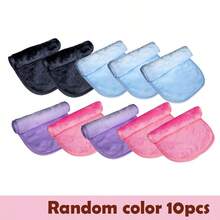 4pcs Make-Up Remover Cloth Set Reusable, Ultra-Soft Washable Cloth Suitable For All Skin Types, Washable Makeup Remover Cloth Puff/Towel, Pink/Grey - Multicolor - View 16