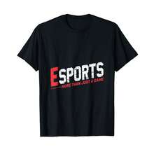 Camiseta para gaming, torneos de esports y gamers | Regalos de cumpleaños VE - Negro - Ver 1