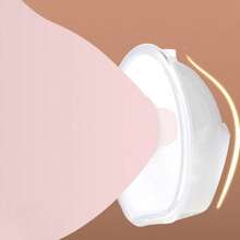 乳房罩，2 件装哺乳杯，储奶器，保护哺乳期疼痛的乳头，为哺乳期妈妈收集漏出的母乳，柔软灵活的硅胶材质，可重复使用（60 毫升，有刻度标记）