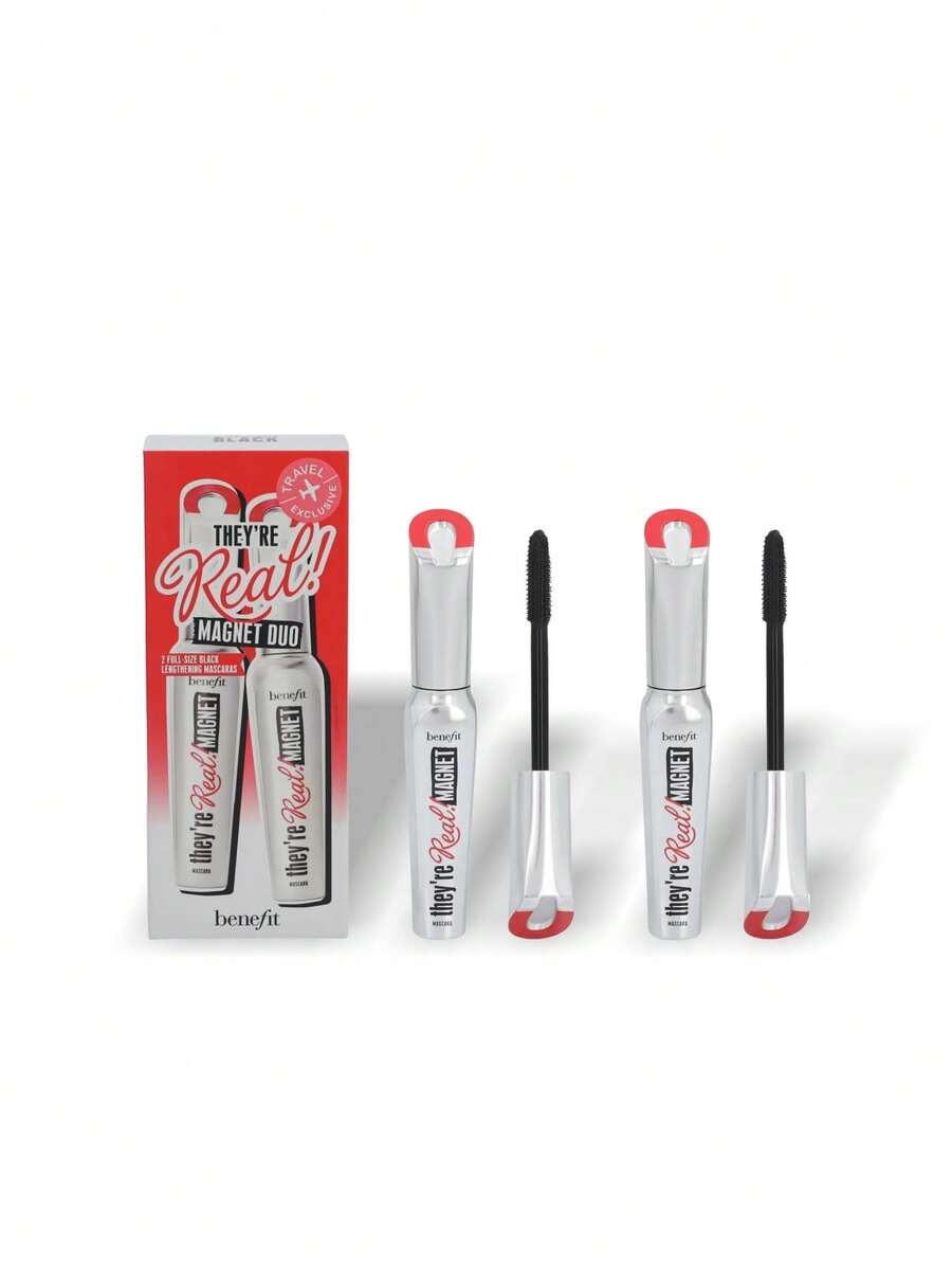 Benefit They're Real! Magnet Mascara Duo Set - #1 增壓黑色 - 查看 1