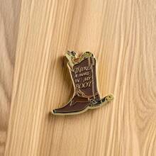 1pc I Have A Snake Creative Brooch In My Boots, A Gift Brooch For School And Graduation Seasons, Used For Backpacks, Fashion Accessories, Clothing Decoration, And Unique Gifts Backpack For School