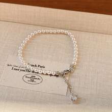 1pc Stainless Steel Fashionable Unique Creative Bubble Snake Bone Design Bracelet For Women, High-End Versatile Small Niche Daily Wear Stackable Bracelet, Holiday Gift