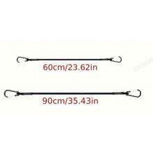 1 件 [60/90 厘米弹力绳带钩] 弹力绳 8 毫米弹力绳带钩轻型自行车绑带汽车行李打包车顶架绑带