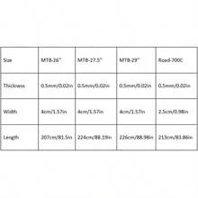 2 件自行车轮胎内衬，防刺穿，适用于山地/公路自行车，适合 26 英寸/ 27.5 英寸/ 29 英寸/ 700c 内胎