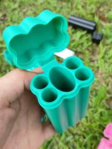 1 pieza Nuevo Estuche Multiusos para guardar Encendedores y Cigarrillos, Caja Portátil con 4 Ranuras Resistente al Agua para Proteger Cigarrillos, Accesorios para Fumar, Gran Regalo para Amigos y Familia - Multicolor - Ver 14