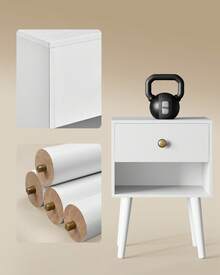 Nightstands - White - View 3