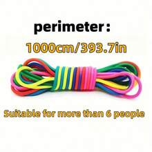 Colorful High Elastic Jump Rope - Durable Rubber Blended Material, Suitable For Fitness & Training, Games, Sports Skipping, Speed Jumping, Adjustable, For Workout, Strength Training, Physical Exercise, Home And Outdoor Use, Portable And Lightweight, Sturdy And Durable, Unisex, All Seasons, Suitable For Various Holiday Gifts, Ideal For Lover/Friend/Elder, Christmas Gift, New Year Present, Battery-Free - Multicolor - View 15