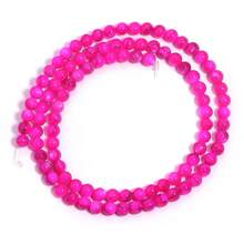 1 pièce Brin de perles de coquillage colorées de 4 mm, environ 93 perles, convient pour la fabrication de bracelets, colliers, bijoux DIY, été