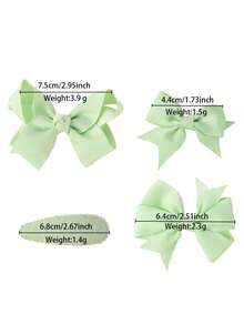 8pcs/Set Gift Box Baby Girls Handmade Hair Clips & Barrettes, Children Hair Accessories - Multicolor - View 9