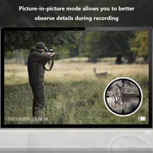 Nachtsichtgerät Infrarot Fernglas Nachtsicht 4K Night Vision Goggles 5X Digital Zoom Binoculars für Jagd, Camping, Beobachtung