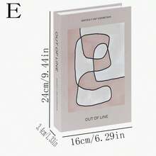 1 件/3 件可折叠仿真书，豪华装饰仿真书套装，适用于咖啡桌、别墅、酒店、家居装饰